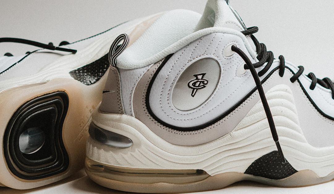 Nike Air Penny II (white / photon dust / black / sail) | 43einhalb