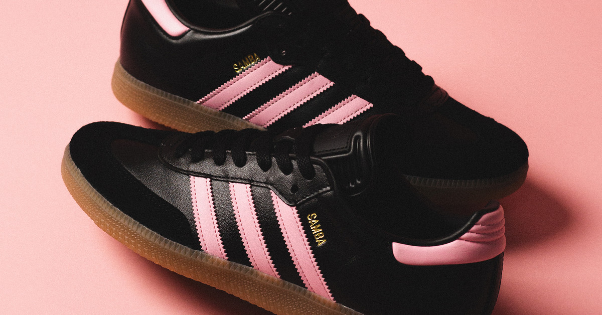 adidas Samba Inter Miami CF core black light pink gum 43einhalb Sneaker Store