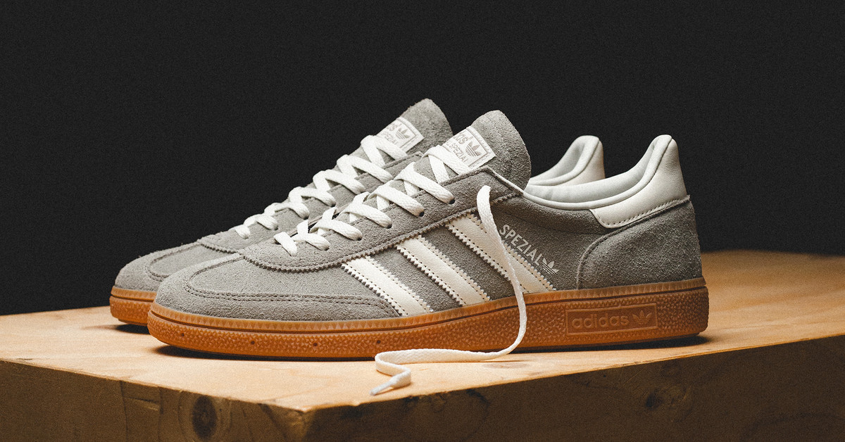 adidas Handball Spezial W Silver Pebble (collegiate grey / white / gum ...